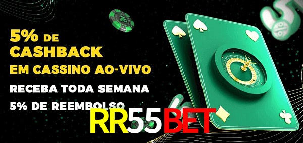 Promoções do cassino ao Vivo RR55Bet